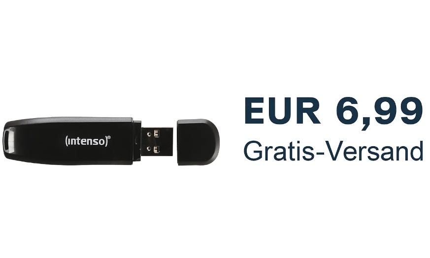 Ebay: USB-Stick von Intenso mit 128 GByte für 6,99 Euro frei Haus