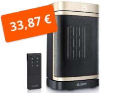 Amazon: Keramik-Heizlüfter mit Eco-Modus für 33,87 Euro