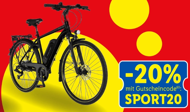 Lidl: 20 Prozent Rabatt auf "Sport & Freizeit"