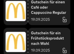 Gratis: McDonalds-Coupons via „Magenta Moments“