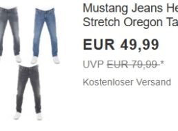 Mustang: Jeans für 49,99 Euro frei Haus bei Ebay