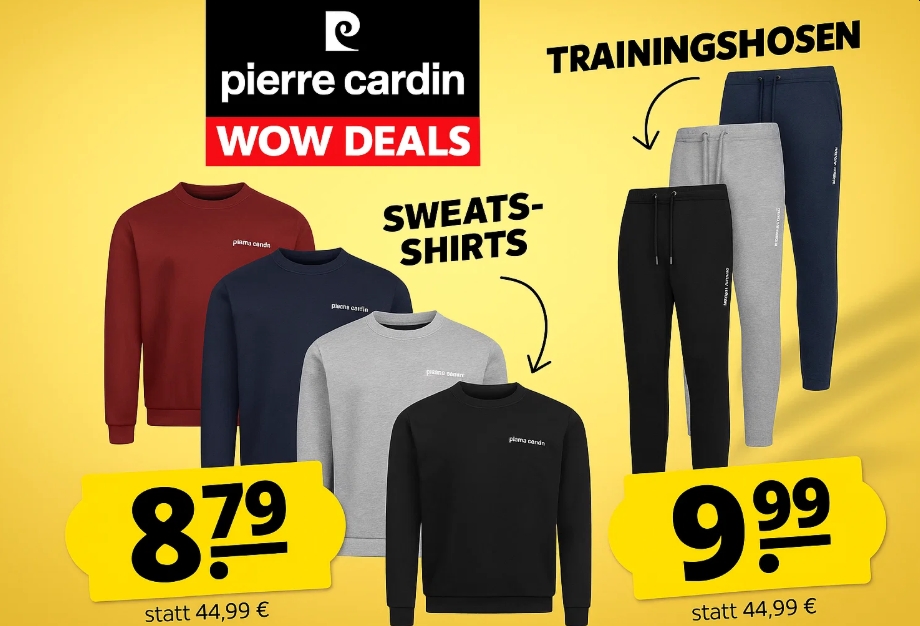 Pierre Cardin: Sale bei Sportspar mit Mode ab 5,99 Euro