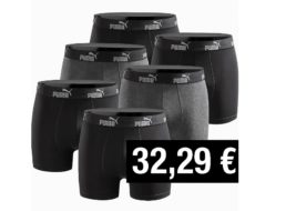 Amazon: Puma-Boxershorts im Sechserpack für 32,29 Euro