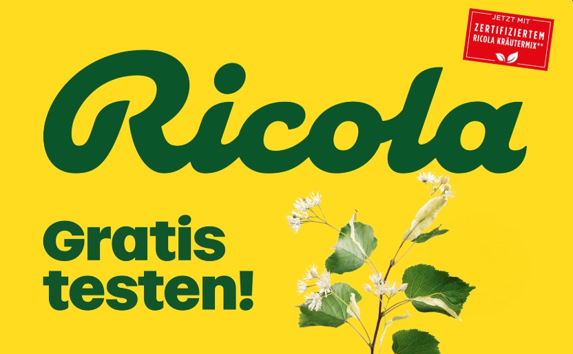 Gratis: Ricola testen bis Mitte November 2015