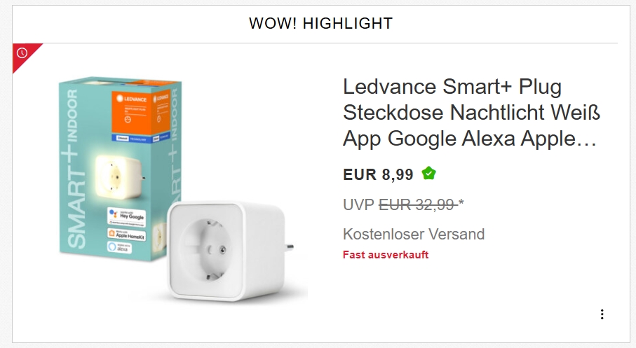 Ebay: Smartplug für 8,99 Euro frei Haus