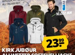 Sportspar: Kirkjubøur-Softshelljacke für 23,99 Euro