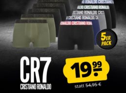 Sportspar: CR7-Boxer im 5er-Pack für 19,99 Euro