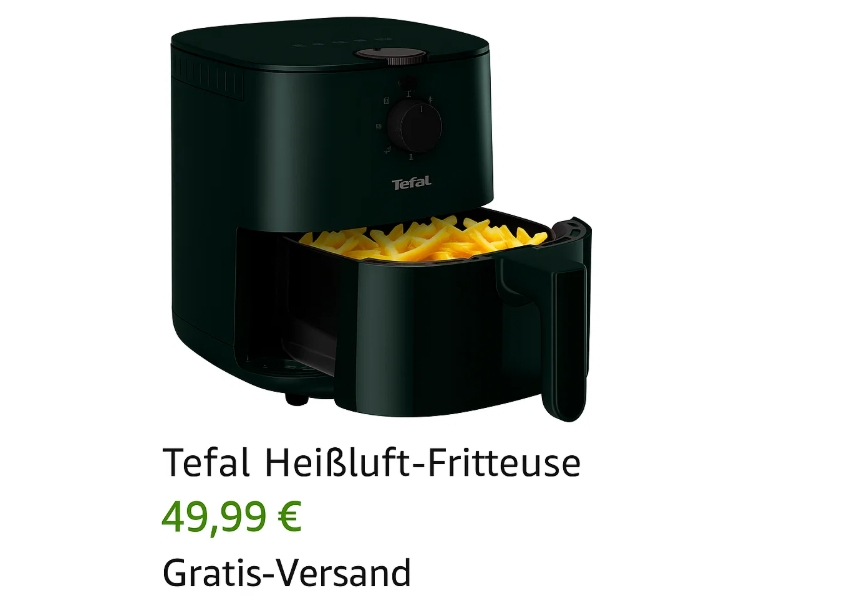 Outlet46: Heißluftfritteuse von Tefal für 49,99 Euro frei Haus