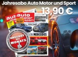 „Auto Motor und Sport“: Jahresabo für 13,90 Euro