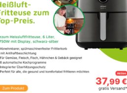 Völkner: Arzum-Heißluftfritteuse für 37,99 Euro frei Haus