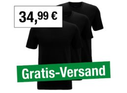 Boss: T-Shirts im Dreierpack für 34,99 Euro frei Haus