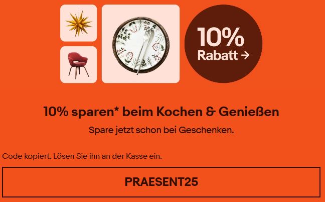 Ebay: Pralinen, Gewürze und mehr mit 10 Prozent Rabatt