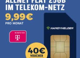 Gratis: Gutschein über 40 Euro zur Telekom-Flat für 9,99 Euro