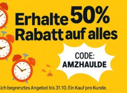 Amazon Haul: 50 Prozent Rabatt auf alles bis Ende Oktober