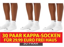 Kappa-Socken: 30 Paar für 29,99 Euro frei Haus
