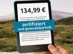 Amazon: „Kindle Paperwhite Signature Edition“ zertifiziert für 134,99 Euro