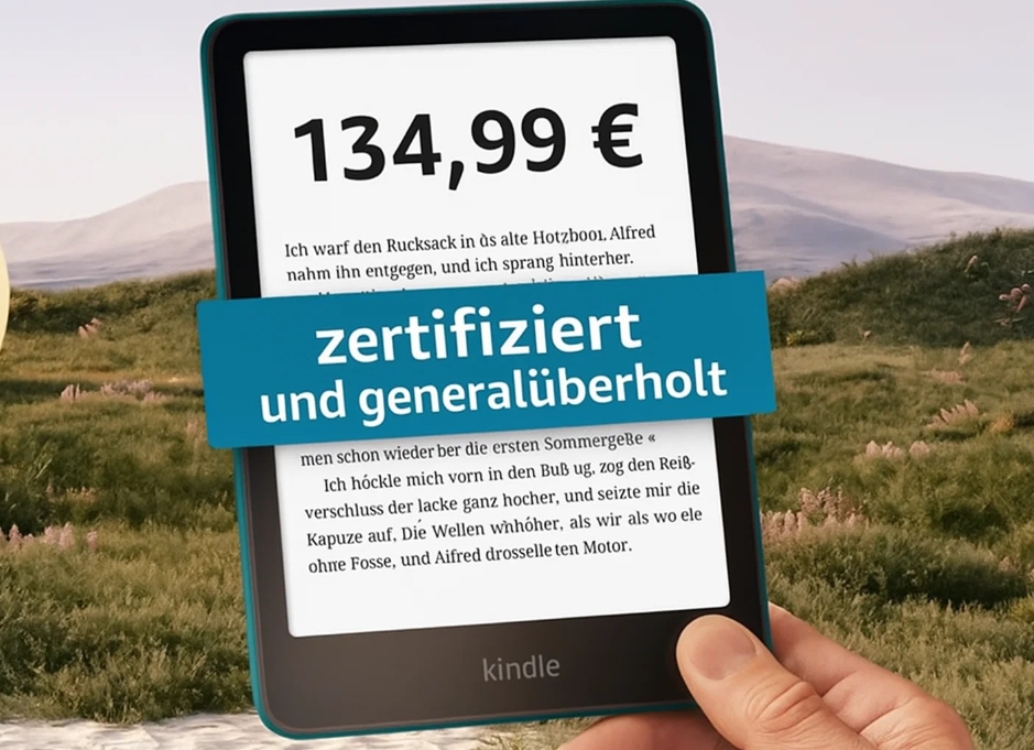 Amazon: "Kindle Paperwhite Signature Edition" zertifiziert für 134,99 Euro