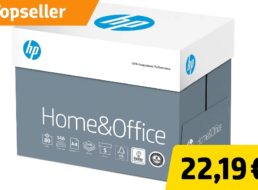 HP: Kopierpapier CHP150 im 5er-Pack für 22,19 Euro