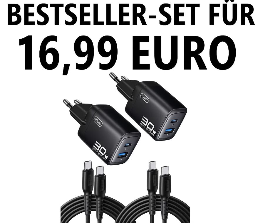 Amazon: Doppelpack Bestseller-Ladegeräte für 16,99 Euro