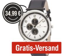 Pierre Cardin: Armbanduhr mit Multi-Ziffernblatt für 34,99 Euro