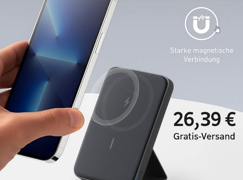 Ebay: Magnetische Powerbank Anker 622 als B-Ware für 26,39 Euro