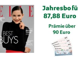 Elle: Jahresabo für 87,88 Euro mit Gutschein über 90 Euro