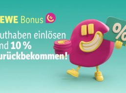 Rewe Bonus: 10 Prozent Bonus-Guthaben geschenkt