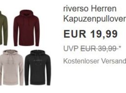 Ebay: Riverso-Hoodie für 19,99 Euro frei Haus
