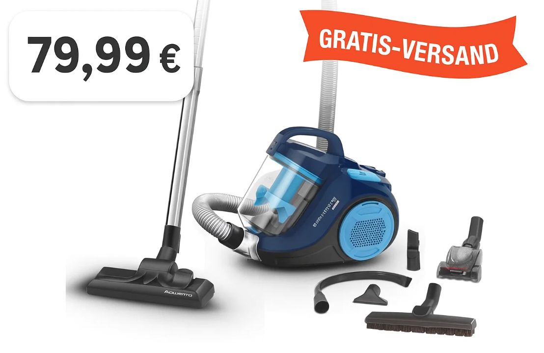 Outlet46: Rowenta-Staubsauger zum Bestpreis von 79,99 Euro frei Haus