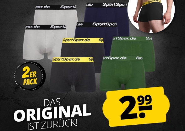 Sportspar: Doppelpack "Sparbuchse" für 2,99 Euro