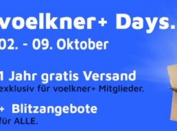 Gratis: Versandkostenflat zu den „Völkner+ Days“ ab heute