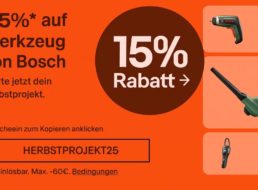 Bosch: 15 Prozent Rabatt bei Ebay