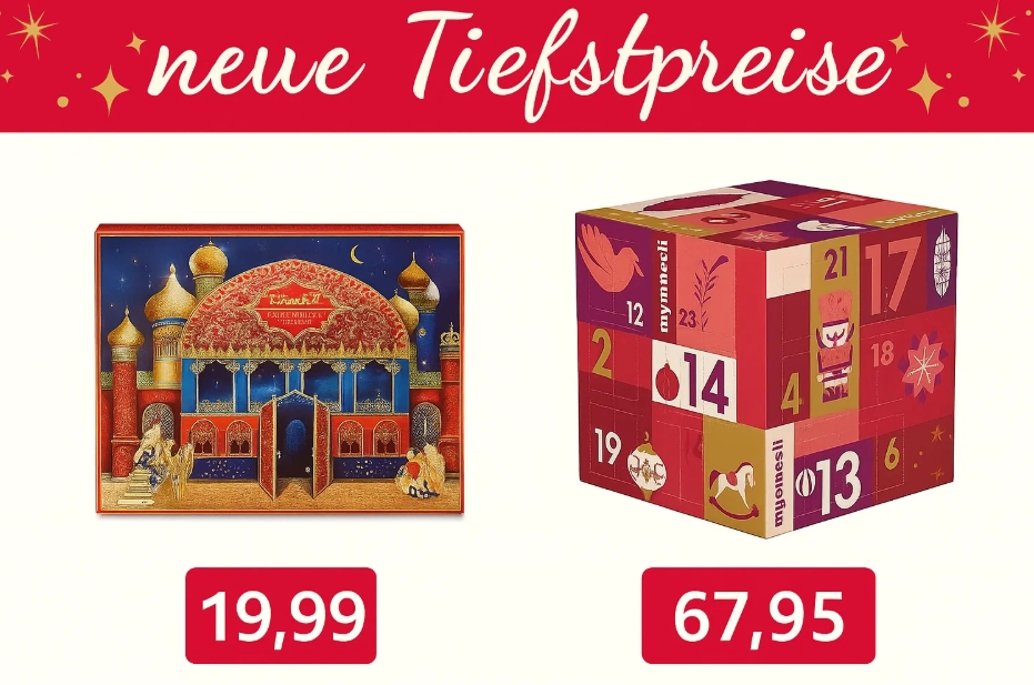 Amazon: Adventskalender massiv im Preis reduziert