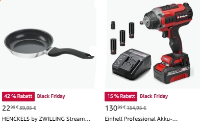 Amazon: "Haushalt & Küche" zum Black Friday reduziert