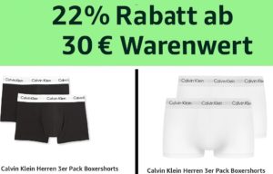 Amazon: 22 Prozent Rabatt ab 30 Euro Warenwert