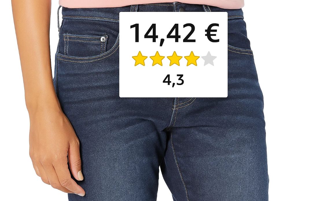 Amazon: Stretch-Jeans für 14,42 Euro