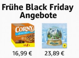 Amazon: Müsliriegel und Hustenbonbons mit Rabatt