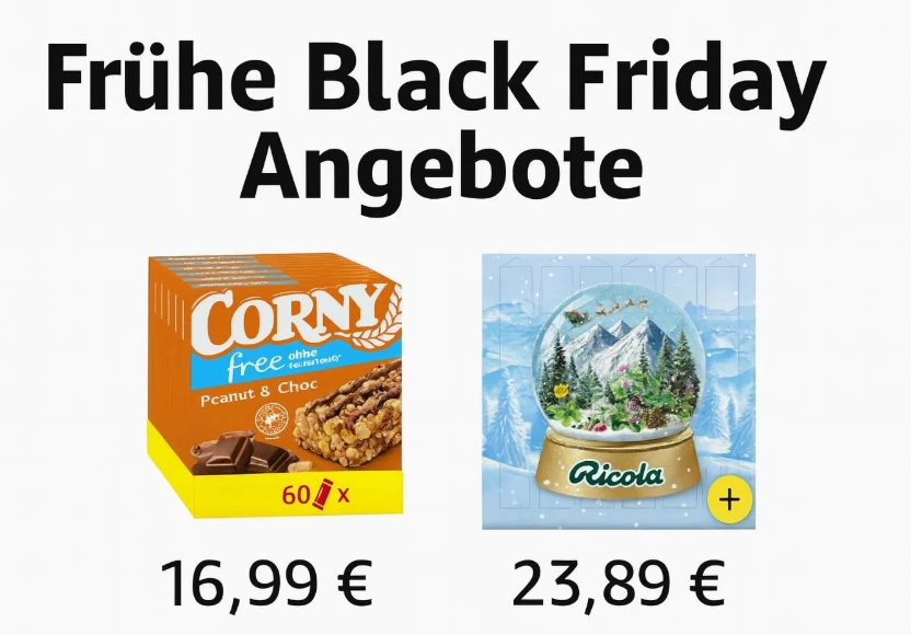 Amazon: Müsliriegel und Hustenbonbons mit Rabatt