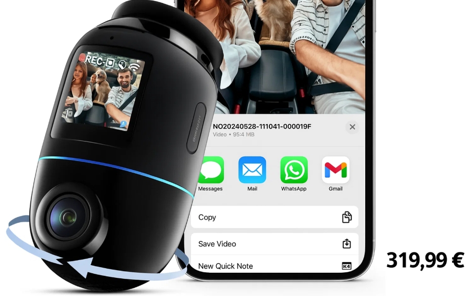 Amazon: Dashcam 70mai 4K Omni für 319,99 Euro