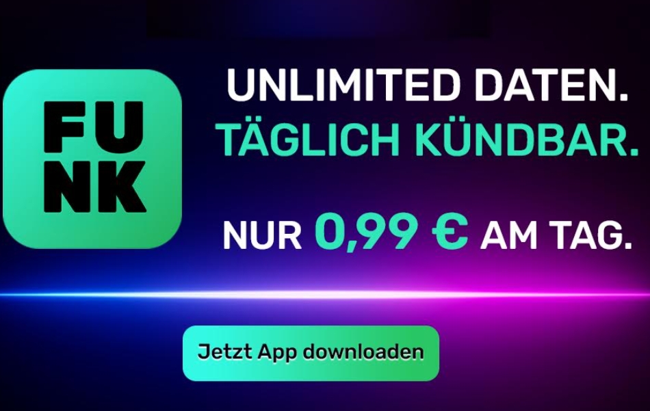 Freenet Funk: Täglich kündbare Unlimited jetzt mit 300 Mbit/s