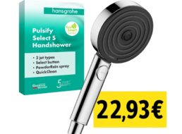 Amazon: „Hansgrohe Pulsify Select S“ für 22,93 Euro