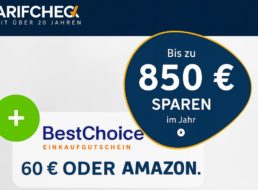 Gratis: Bestchoice-Gutschein über 60 Euro zur neuen KfZ-Versicherung