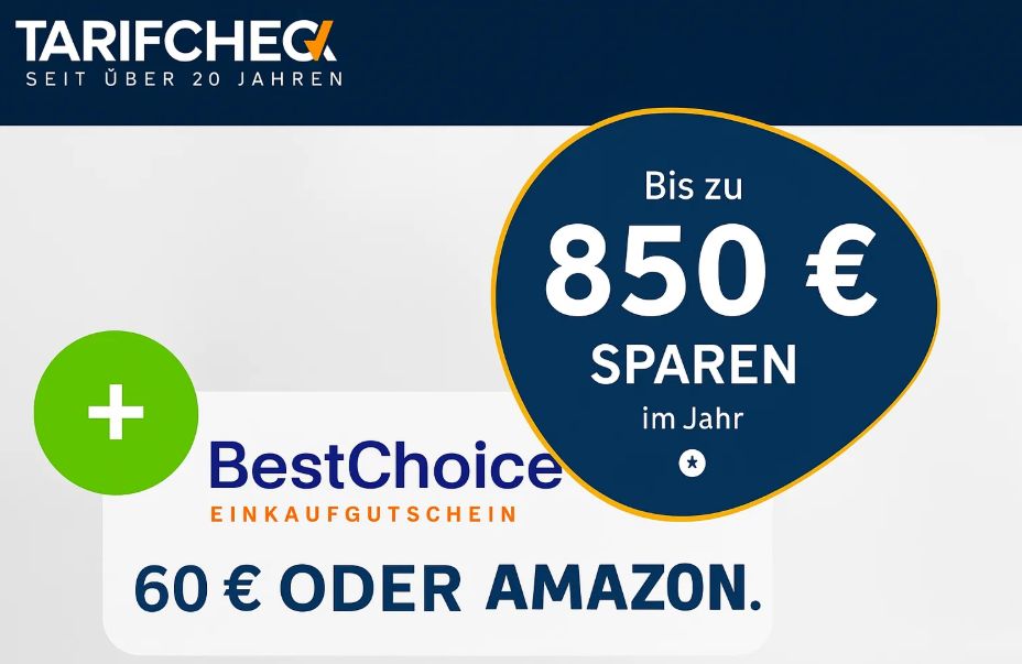Gratis: Bestchoice-Gutschein über 60 Euro zur neuen KfZ-Versicherung
