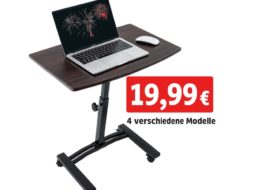 Tatkraft: Höhenverstellerbarer Laptop-Tisch für 19,99 Euro