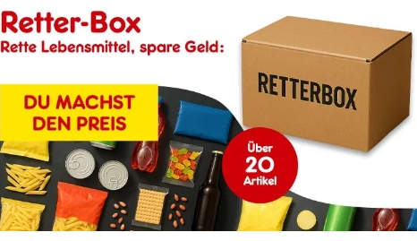 Netto: Lebensmittel-Retterbox für 15 statt 50 Euro frei Haus