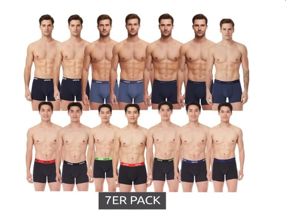 Levi's: Boxershorts im 7er-Pack für 29,99 Euro