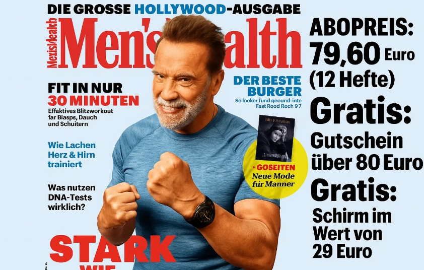 Gratis: Schirm zum "Men's Health"-Abo für 79,60 Euro mit Gutschein über 80 Euro