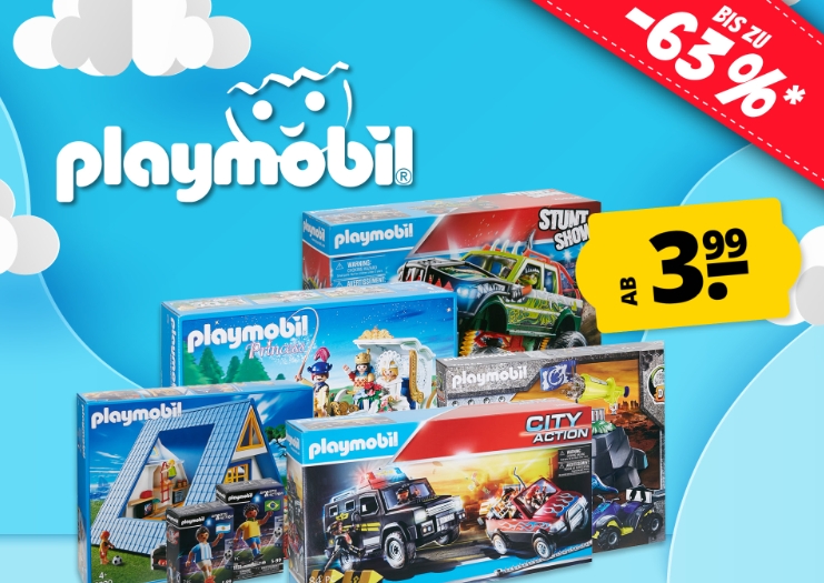 Sportspar: Playmobil-Sale ab 3,99 Euro