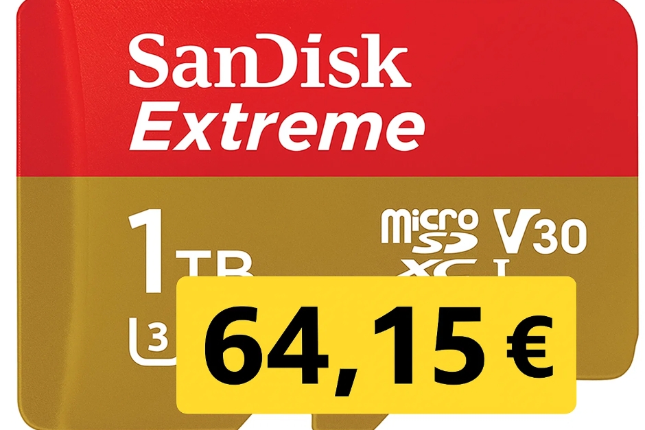 Sandisk: Terabyte-Speicherkarte jetzt für 64,15 Euro frei Haus