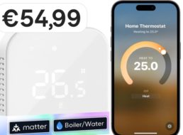 Meross: Smartes Design-Thermostat für Fußbodenheizung für 54,99 Euro